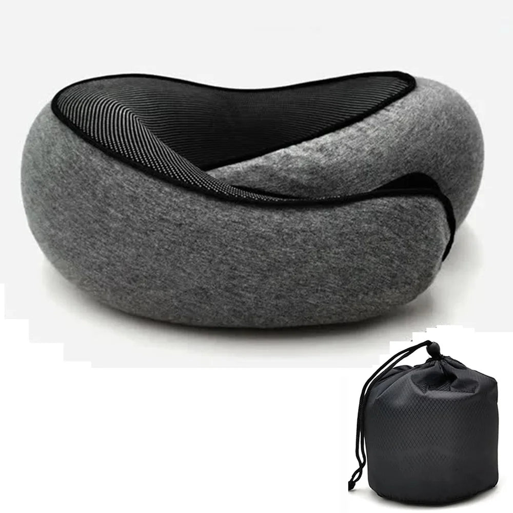Travel Neck Pillow Memory Foam U-shaped Pillow