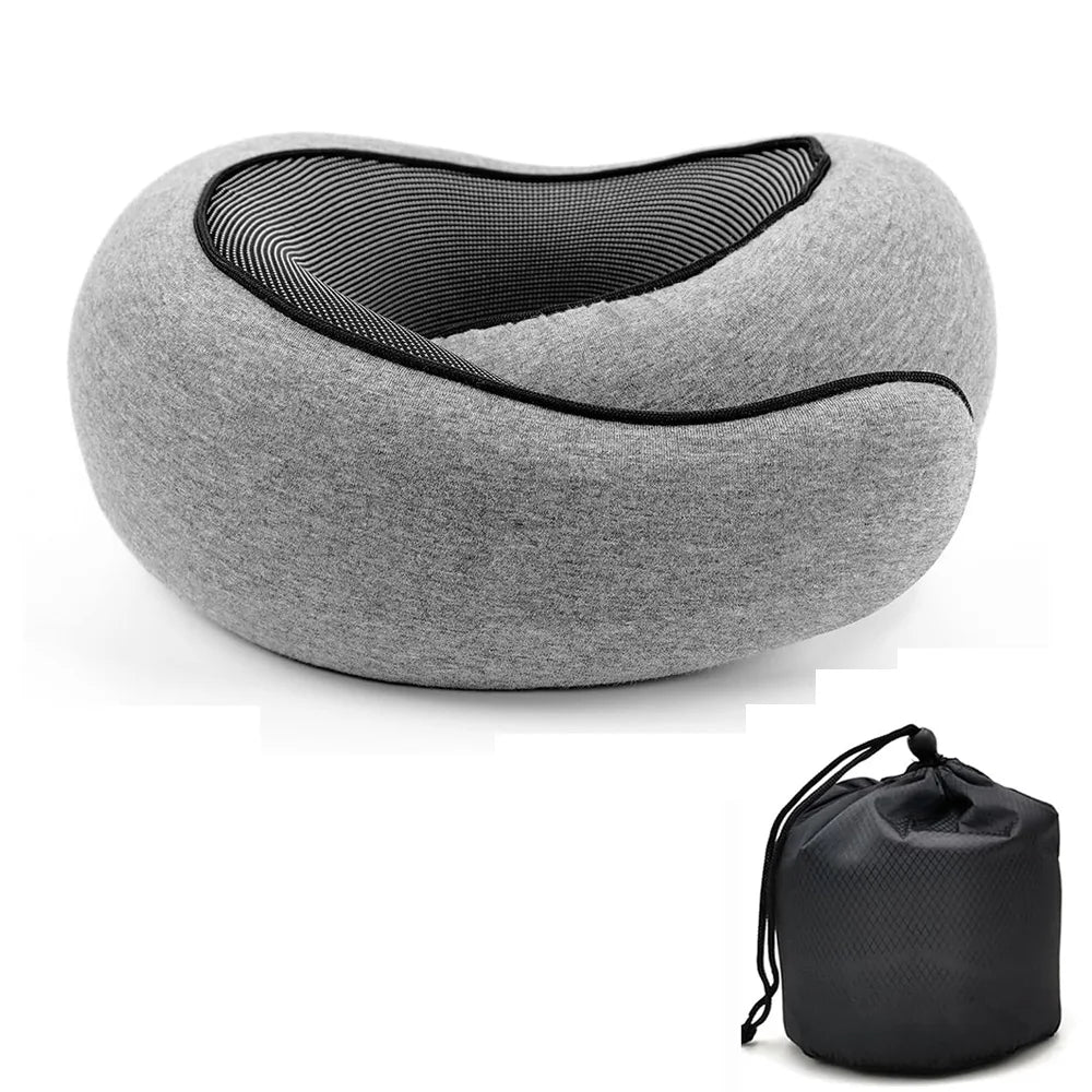 Travel Neck Pillow Memory Foam U-shaped Pillow