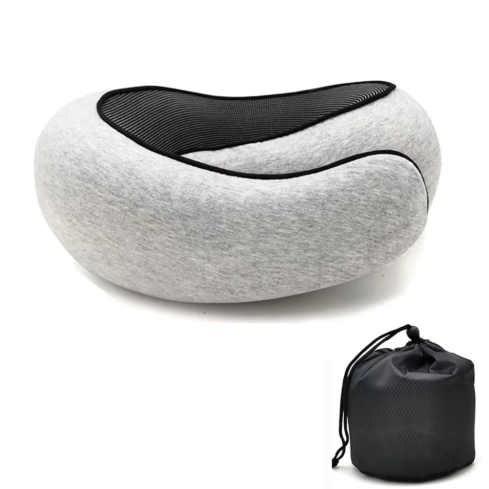 Travel Neck Pillow Memory Foam U-shaped Pillow